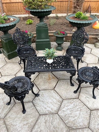 Very Heavy Rare Cast Iron Rams Head Table and Crown Chairs - Etsy