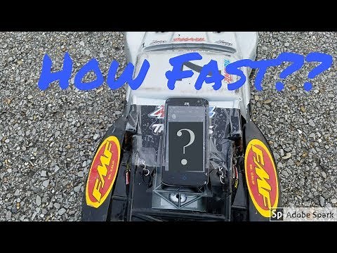 How fast does a Traxxas Slash 4x4 vxl go??? 2s Lipo battery speed test