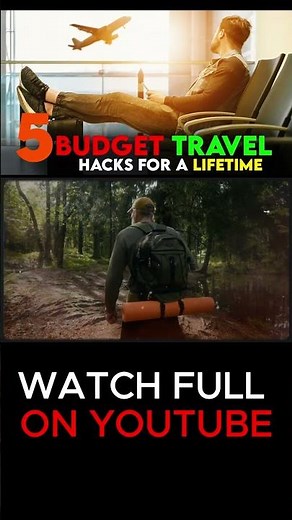 Top 5 Budget Travel Hacks for a Lifetime ✈️ | Save Money & Travel Smarter Forever