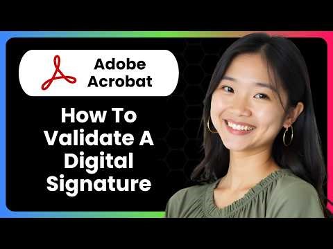How To Validate A Digital Signature In Adobe Acrobat Reader