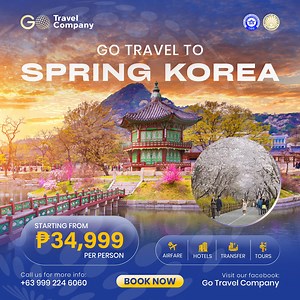 🇰🇷 Explore Korea in bloom! 🌹🌸🪻 ‼️ All-In Korea Travel Packages ‼️ 🇰🇷Annyeonghaseyo Yeorobun! 🫰 ✨ ALL-IN Korea Travel via AirAsia Philippines starting at ₱34,999.00! 🤩 See and Experience the K-Seasons of Korea! 🇰🇷🇰🇷🇰🇷 ➖➖➖➖➖➖➖➖➖➖➖➖➖➖➖➖➖➖ 🗓 March - May 2026 🗓 ❌ NO HIDDEN CHARGES! ❌ ✌️ Minimum of 2 pax to avail of this promo ✌️ ➖➖➖➖➖➖➖➖➖➖➖➖➖➖➖➖➖➖ 🗓 TRAVEL DATES 🗓 🌸MARCH🌸 🌸MAR 25 - 30, 2026 — ₱34,999.00 🌸MAR 26 - 31, 2026 — ₱34,999.00 🌸MAR 27 - 01, 2026 — ₱34,999.00 🌸MAR 28 -
