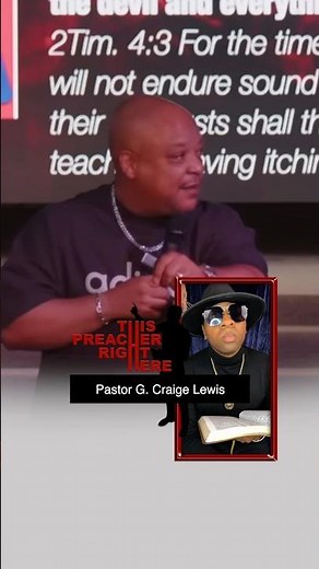 It’s the pastors - Pastor G. Craige Lewis #thispreacherrighthere #xaviermusgrove @exministries