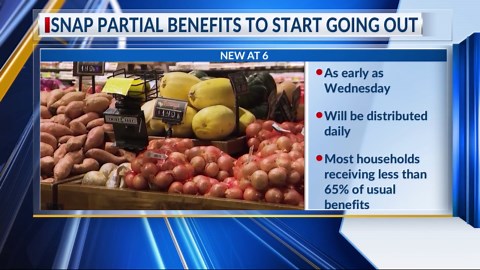 SNAP partial benefits to start going out