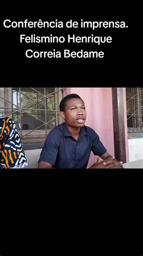 A conferência de imprensa que foi realizada hoje 10 de março nas instalação de Tchico Té, em declaração de posicionamento feita por Felismino Henrique Correia Bedame, candidato à presidência estudantil da E.S.E. Nele, o autor procura informar e sensibilizar a comunidade estudantil sobre uma situação que considera injusta no processo eleitoral. Inicialmente, o candidato afirma que pretende ser pragmático e direto, evitando repetições. Ele fala na qualidade de cabeça da lista Nova Visão Académica,