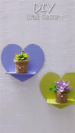DIY Home Decoration Using Waste Material 🤍