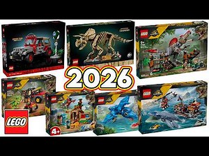 2026 LEGO Jurassic Sets Officially Revealed!