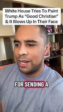 White House Tries To Paint Trump As “Good Christian” & It Blows Up In Their Face