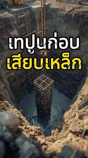 The whole site is confused! Why is the concrete poured before the steel is inserted? The answer i...