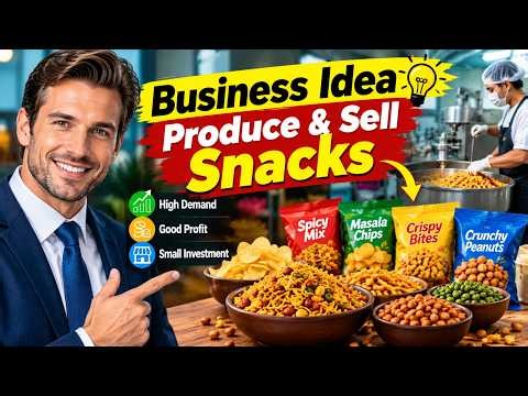 How to Produce & Sell Snacks: Million Dollar Business Idea