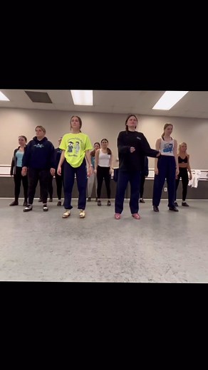 Sarah Reich Triplet Challenge in Dance Class