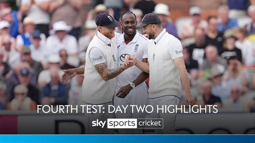 England vs India: Fourth Test, day two highlights
