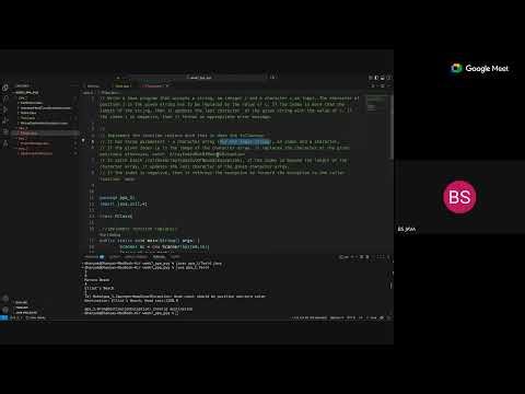 Week 7 | Practice session