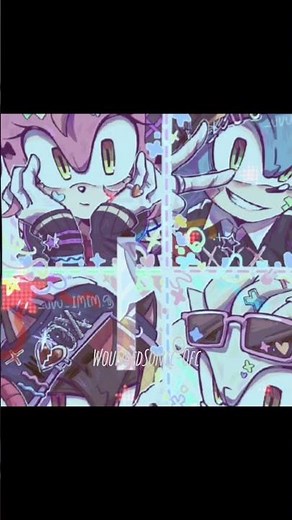 🛐Sonic💙// Amy💖// Shadow🖤// Silver🤍// THX FOR 2K‼️ #sonic #aligmotion #shadow9000 #edit