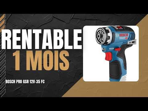 🥇 Bosch Pro GSR 12V-35 FC - L'outil qui remplace 4 machines dans votre fourgon