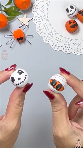DIY Easy & Cute Halloween Ornaments 😍 Would you like to see how easy it is to make these cute Halloween ornaments? 😍 #video #Halloween #fblifestyle | Dsecoration