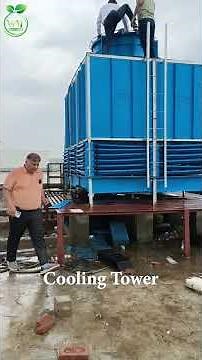 Industrial Cooling Tower in Action