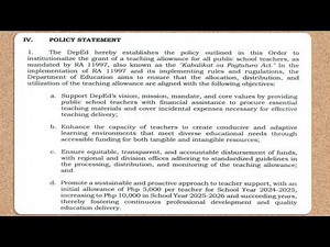 DepEd Order No. 005 s. 2025