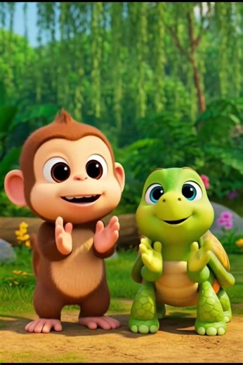 Milo Learns to Say Sorry 🐒💛 | Toddler Sharing & Kindness Song #shortsfeed #toddlersongs #kidscartoon