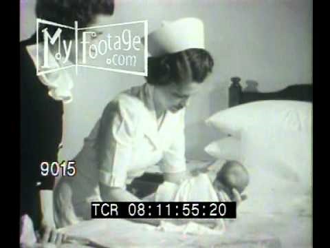 1940s Baby Newborns in Hospital