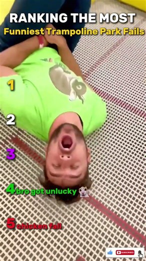 Ranking the FUNNIEST Trampoline Park Fails 🤕😂 | Part 1