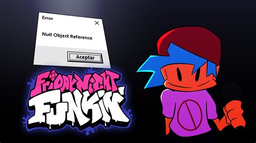 哎我操FNF出bug了！FNF卡bug模组NULL OBJECT REFERENCE全流程演示