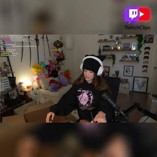 Valkyrae shows off 100 Thieves × Pokémon merch👀