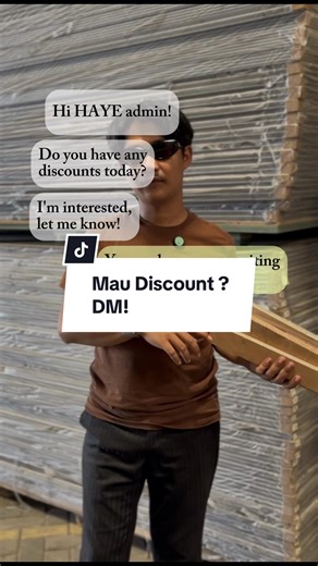 Hello HAYE lovers! kamu harus tau ,HAYE Pvc Foam Board solusi hunian bersih dari rayap 👌 Jangan sampai interior design udah bagus tapi malah gak bertahan lama karena material yang digunakan gak anti rayap. Yuk, hubungi HAYE Pvc Foam Board sekarang untuk membuat interior design kamu makin berkesan tanpa kedatangan rayap! 📞Whatsapp: 62 852-8219-8747 💻Website : https://s.id/hayeindonesia ✉️Email: haye.products@gmail.com #PvcBoardHayeAje #Pvcboard #pvc #HayeIndonesia #fyp antirayap foryou furnitu