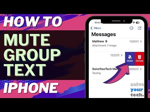 iOS 17: How to Mute a Group Text on iPhone