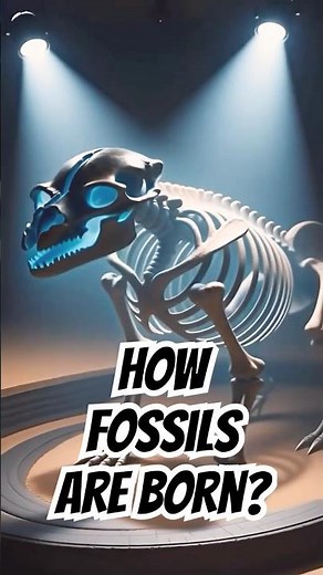 How Fossils Are Actually Made shorts