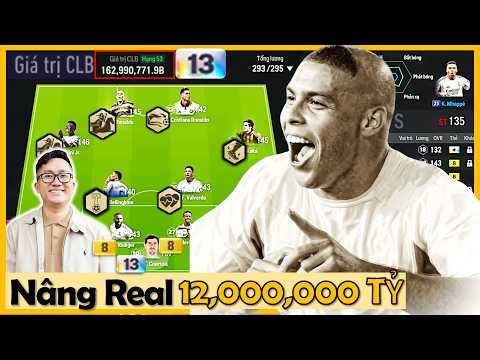 12,000,000 Billion VND (I Love It) Brings Home a Super Team: Real Madrid, a Super Team with Ronal...