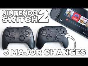 Nintendo Switch 2 Pro Controllers Pro 1 v Pro 2. All the changes