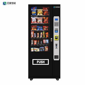 [Hot Item] 24 Hours Screen Vending Machine Combination Snack Drinks Vending Machine with Card Reader