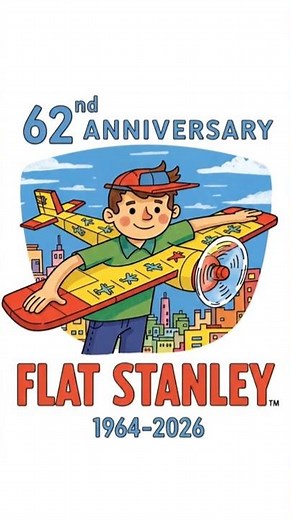Flat Stanley a children's book series 62nd anniversary