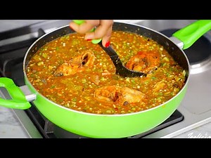 HOW I MAKE SEAFOOD OKRO SOUP - OKRA SOUP - ZEELICIOUS FOODS