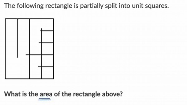 Area with partial grids