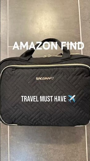 This Hanging Toiletry Bag Holds Everything ✈️ Amazon Travel Find