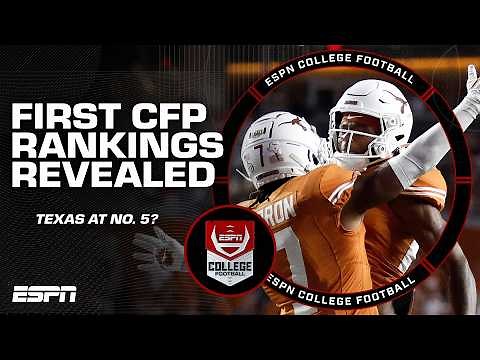 FIRST 2024 College Football Playoff Rankings REVEALED 👀🍿 | ESPN College Football