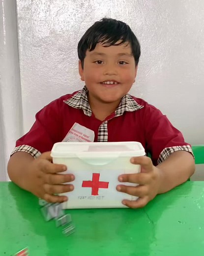 DIY First Aid Box by Grade 3 Students