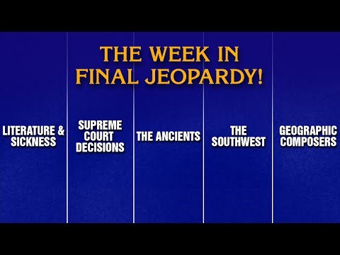 A Week in Final Jeopardy!: 2/17/25-2/21/25 | JEOPARDY!