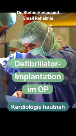 Harzklinikum Dorothea Christiane Erxleben GmbH on Instagram: "Defibrillator-Implantation im OP – Kardiologie hautnah Heute nehmen wir Sie mit in unseren OP am Standort Quedlinburg und geben einen kurzen Einblick in die Arbeit unserer Kardiologie – gemeinsam mit Oberarzt Dr. Stefan Hintze und Oberarzt Smail Rehaimia, Leiter des Implantationsprogramms am Harzklinikum. Bei dem Eingriff wird einem jungen Patienten ein subkutaner Defibrillator eingesetzt. ➡️ „Subkutan“ bedeutet: Das Gerät liegt unter