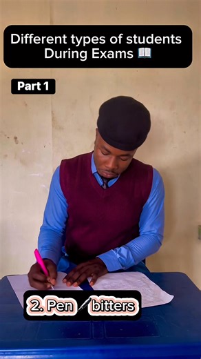Different types of students during exams Part 1 | Nwabunike Chukwuemeka