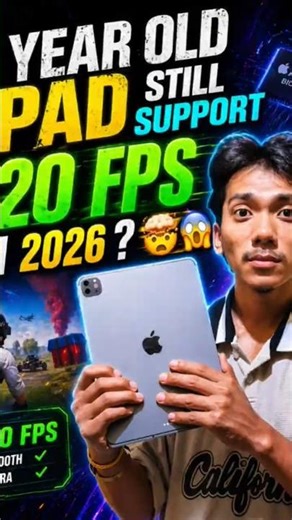 6 year OLD iPad Pro 120 fps ? 🔥🤯 #ytshorts #bgmi #ipadpro #120fps