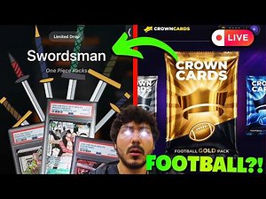 New Crown Cards FOOTBALL Update + Rips By Triumph ONE PIECE LIMITED EDITION PACKS !! [LIVE]