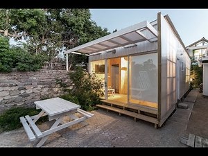 30 Sqm Rectangular Tiny House Design with Low-cost Construction
