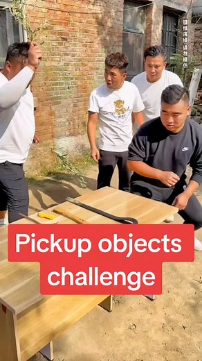 Pickup Objects Challenge Reaction: Find the Object in the Bag!
