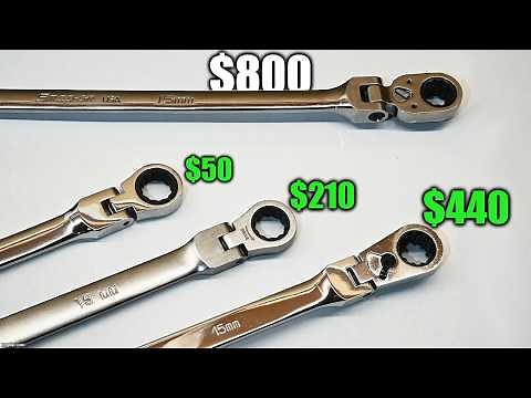 $800 Snap-On vs Every Price Ratcheting Wrenches