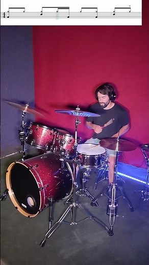 Rythme pop à la batterie #drums