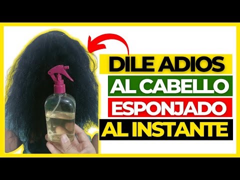 Como Eliminar El CABELLO ESPONJADO O Frizz Al Instante Con Solo 1 Ingrediente
