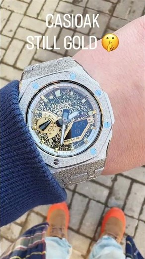 Кастомные G-SHOCK GA2100 STILL GOLD #кастом #gshock #gshockmod #ga2100 #casioak