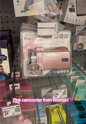 Pink Camcorder from Walmart: Aesthetic and Vintage Vibes